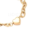 Women's 304 Stainless Steel Bracelets BJEW-H644-14G-3