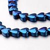Electroplate Non-magnetic Synthetic Hematite Bead Strands G-F300-22A-05-1