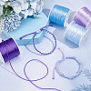   4 Rolls 4 Colors Nylon Thread NWIR-PH0002-21-5