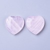 Natural Rose Quartz Heart Love Stone G-I257-01-2