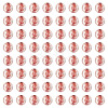 100Pcs Crackle Transparent Glass Beads GLAA-TADJ0001-12H-2