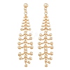 Alloy Stud Dangle Earrings for Women AL-CBA6127-05G-2
