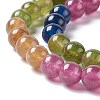 Natural White Jade Imitation Tourmaline Beads Strands G-I334-01B-4