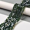 Transparent Electroplate Glass Beads Strands EGLA-A039-T3mm-B25-4