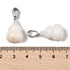 Natural White Jade Pendants G-B127-03P-14-4