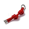 Imitation Leather Keychain KEYC-K023-02P-02-3