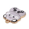 Rack Plating Alloy Enamel Pendants FIND-Q099-13G-01-2