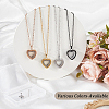 1Pc Stainless Steel Heart Pendant Urn Ashes Necklaces NJEW-CN0001-17P-7