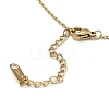 ABS Plastic Pendant Necklaces NJEW-E105-24KCG-3
