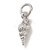 Rack Plating Brass Micro Pave Cubic Zirconia Charms KK-I720-56P-1