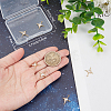 8Pcs Brass Micro Pave Cubic Zirconia Pendants KK-BBC0010-90-3