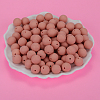 Round Silicone Focal Beads SI-JX0046A-74-3