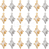 32Pcs 2 Colors Alloy Enamel Pendants ENAM-SC0005-63-1