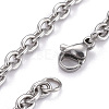 6Pcs 3 Style 304 Stainless Steel Cable Chain Jewelry Making Sets MAK-LS0001-01P-4