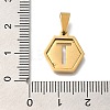 304 Stainless Steel Charms STAS-H227-01G-T-3