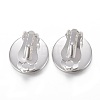 304 Stainless Steel Clip-on Earring Setting STAS-P249-23A-S-2