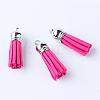 Faux Suede Tassel Pendant Decorations FIND-T002-A01-1