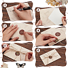 8 Sets 4 Style Paper Envelope DIY-FG0004-86-3