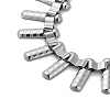 304 Stainless Steel Bib Necklaces for Men NJEW-Q340-07P-2