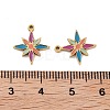 Ion Plating(IP) 316 Stainless Steel Enamel Charms X-STAS-U014-69G-3