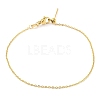 304 Stainless Steel Add a Bead Adjustable Texture Cable Chains Bracelets for Women BJEW-M307-01D-G-1