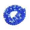 Transparent Glass Beads Strands EGLA-A044-T6mm-MB31-3