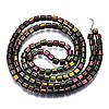 Electroplate Non-magnetic Synthetic Hematite Beads Strands G-T114-62-3