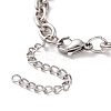 Non-Tarnish 304 Stainless Steel Cable Chain Bracelet for Men Women BJEW-E031-01P-01-3