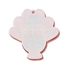 Thanksgiving Day Translucent Resin Pendants RESI-K019-10B-3