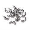 Antique Silver Plated Acrylic Beads X-PLS221Y-1