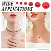 7 Strands 7 Styles  Opaque Solid Color Glass Beads Strands EGLA-GO0001-02A-7