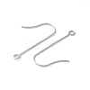 316 Surgical Stainless Steel Earring Hooks STAS-Z124-02B-P-2