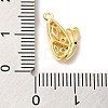 Brass Micro Pave Cubic Zirconia Pendants ZIRC-P113-02G-3