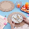 100Pcs Paper Wedding Party Table Mat AJEW-WH0696-674-4