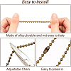 BENECREAT 6Pcs 3 Styels Tibetan Style Alloy Ceiling Fan Pull Chain Extenders AJEW-BC0003-46-4