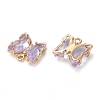 Brass with Glass Pendants FIND-Z020-02E-2