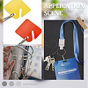 304 Stainless Steel Push Gate Snap Keychain Clasp Findings STAS-SP0001-90-4