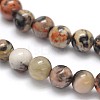 Natural Silver Crazy Agate Round Beads Strands X-G-N0166-34-4mm-2