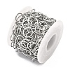 304 Stainless Steel Ring Link Chains CHS-G044-05P-06-3