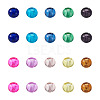 Craftdady 100Pcs 10 Colors Transparent Glass European Beads GLAA-CD0001-12-11