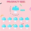 20Pcs Mushroom Silicone Focal Beads JX901H-2