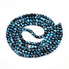 Baking Paint Glass Beads Strands DGLA-N003-4mm-A08-2