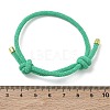 Adjustable Nylon Round Milan Cord Slider Bracelet Making FB-H001-01G-11-3