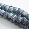 Natural Crackle Agate Beads Strands G-G055-4mm-10-2