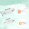 100Pcs Iron Hair Clip Findings PHAR-SC0001-002B-2