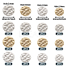 48Pcs 12 Styles Brass Connector Charms KK-TA0001-39-10