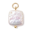 Natural Nucleated Pearl Keshi Pendants PALLOY-JF04626-01-3