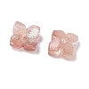 Dyed & Heated Glass Bead Caps GLAA-Z019-01K-2