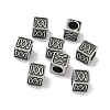 Retro 316 Surgical Stainless Steel European Style Beads STAS-L307-15AS-02-1