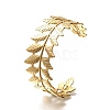 304 Stainless Steel Open Cuff Bangles for Women BJEW-Z083-02G-09-4
